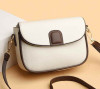 PU Leather Handbags Women Fashion Crossbody Bags(white color)