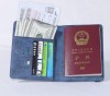 Business Leather Passport Covers Holder Wallet Case ( Black color )