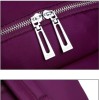 Nylon Backpack Durable Waterproof Casual Shoulder Bag (purple Color)