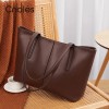 Luxury Hand Bag atypical leather(Chocolate color)