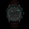 LIGE 9866F Mens Watches Top Brand Luxury Leather Casual Quartz Watch