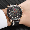 LIGE Luxury Mens Watches Original Case Large Dial Watch