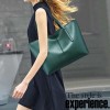 Luxury Hand Bag atypical leather ( green )