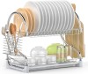 2 Tiers Kitchen Cup Drying Rack- Dish