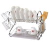 2 Tiers Kitchen Cup Drying Rack- Dish