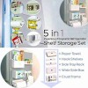 5 in 1 Magnetic Kitchen Organiser Rack -2554