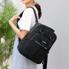 New leisure nylon ladies CHINA Bagpack (Black)