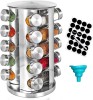 Rotating Spice Rack with 16 Spice Jars-2619