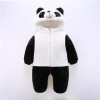 Baby Boy/Girl Cute Panda Design Fluff Long Sleeve Hooded Romper