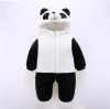 Baby Boy/Girl Cute Panda Design Fluff Long Sleeve Hooded Romper