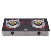 Walton Glass Top Double Burner Gas Stove  WGS-GDC10