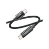 Hoco U125 Benefit 100W 1.2M Type-C to Type-C Data Cable