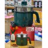 Portable Electric Multicooker Cooking Pot With Steamer and Multipurpose 1.8 Liter