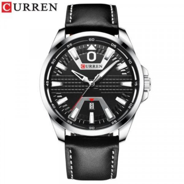 Curren Men's Leather Band Business Watch (Dial 4.7cm) - CUR182