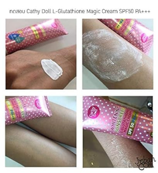 Cathy Doll L-Glutathione Magic Cream SPF50 PA Whitening Sunscreen - 138ml