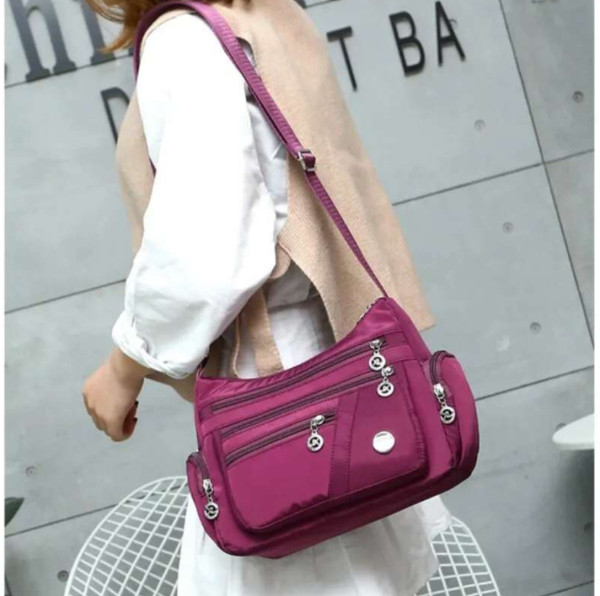 Fashion Women Single Shoulder hand Bag Crossbody Bag ( purple color )color )