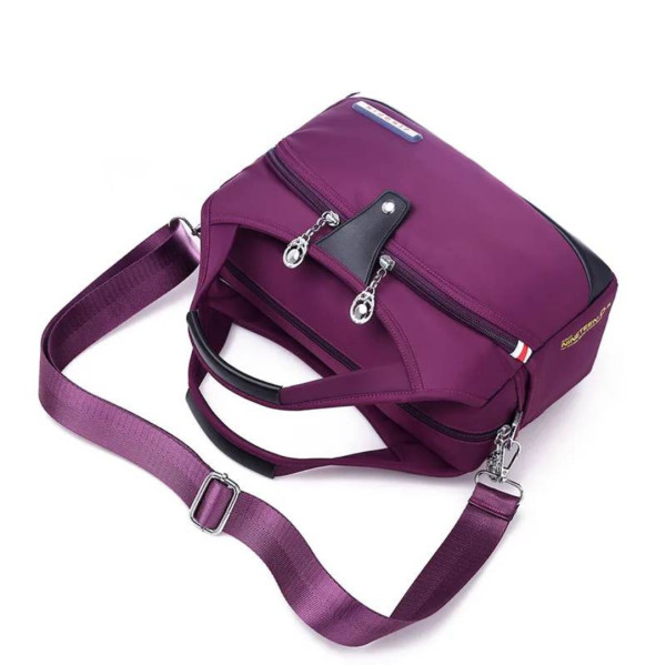 Large Capacity Waterproof Anti-theft Fashion ( purple colour)