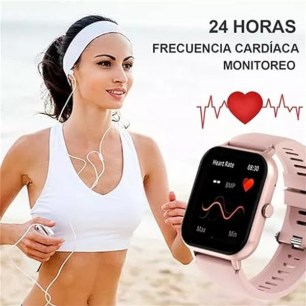 Q18 Smart Watch Full Touch Fitness Tracker Blood Pressure Clock Watch