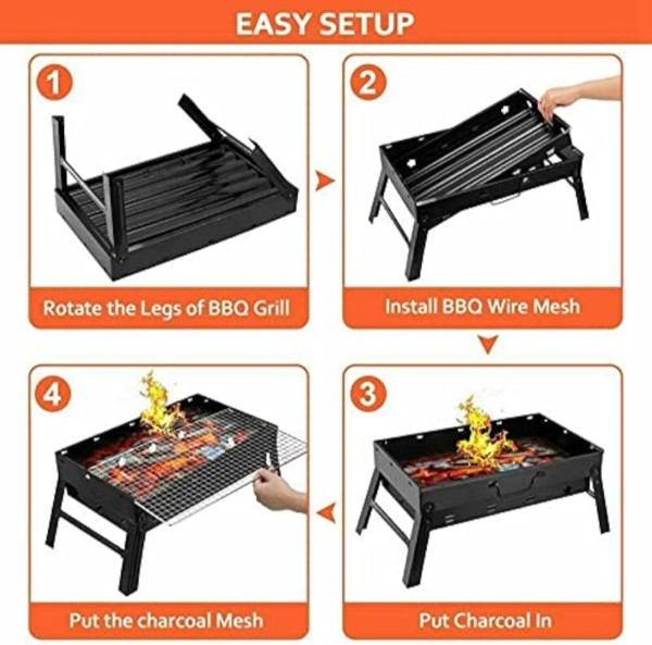 Portable koyla & BBQ Grill-2598