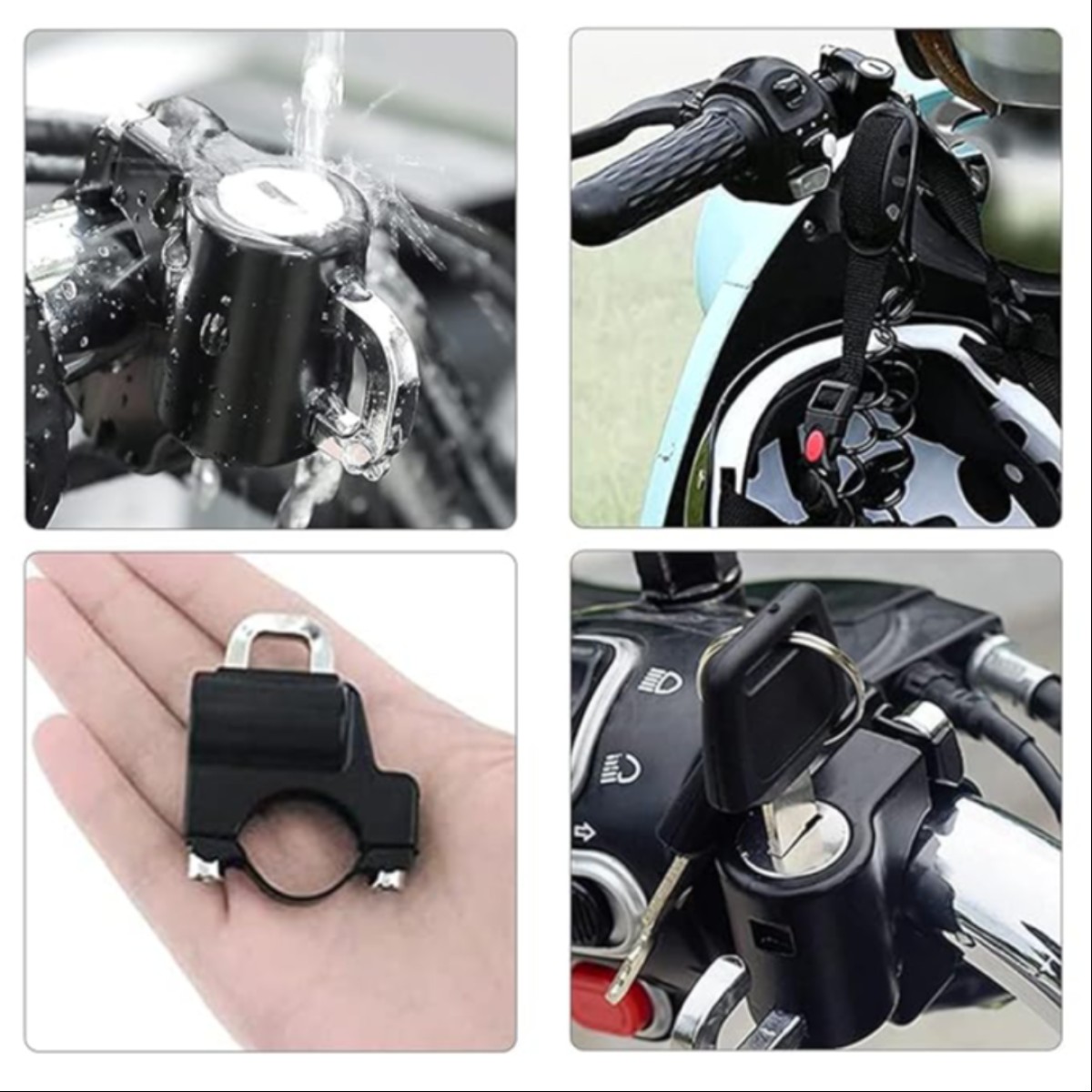 Motorcycle Universal Helmet Lock