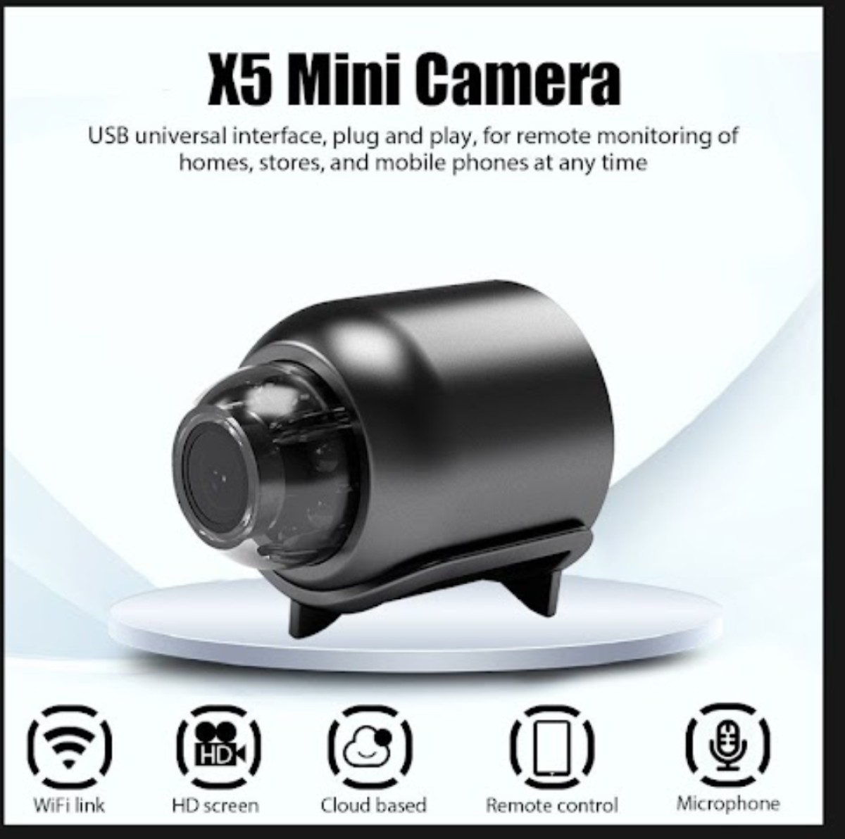 Mini Camera Wireless WiFi  1080P CCTV