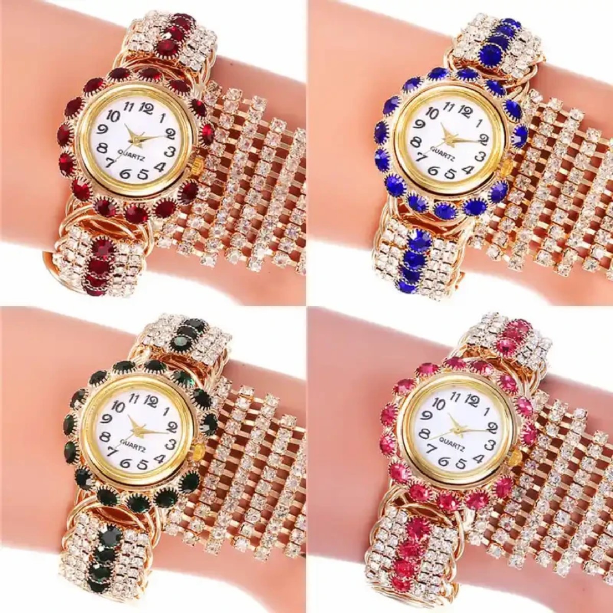 FASHION CRYSTAL BRACELET WATCH