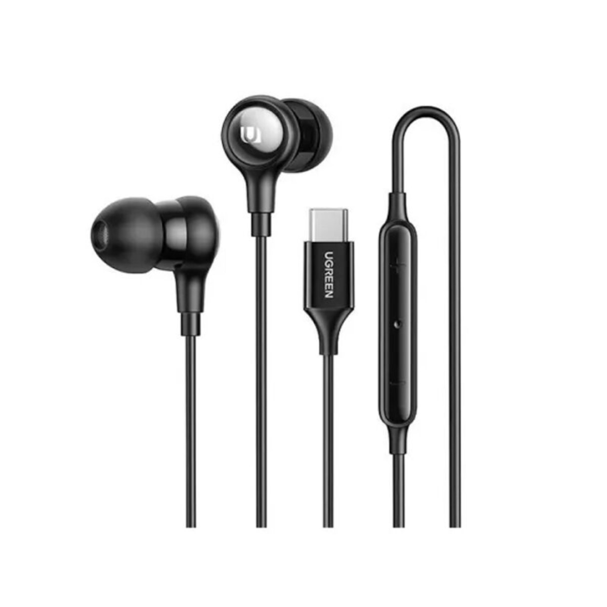 UGREEN EP103 Type-C In-Ear Wired Earphone (30638) – Black