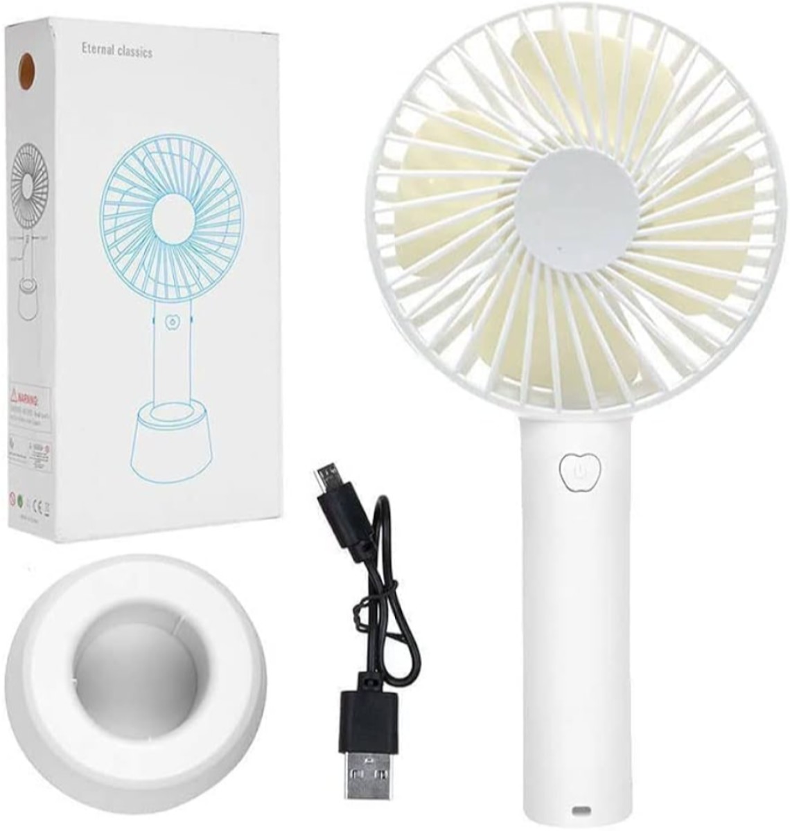 Mini Fan Very Stylish Rechargeable Hand Fan Usb Lithium Battery - Charger Fan