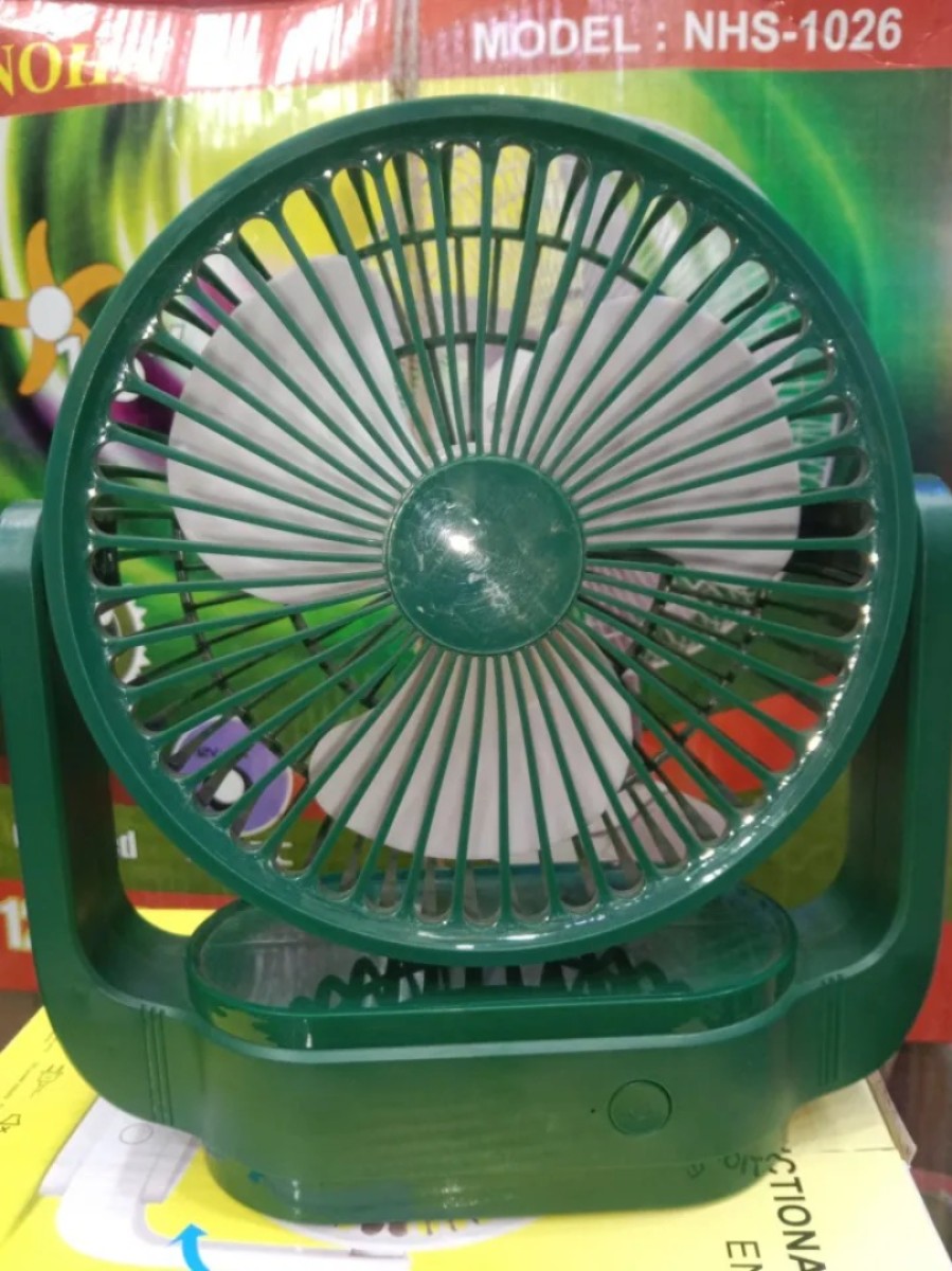 High Quality Rechargeble & Portable Desk Fan EN 1300