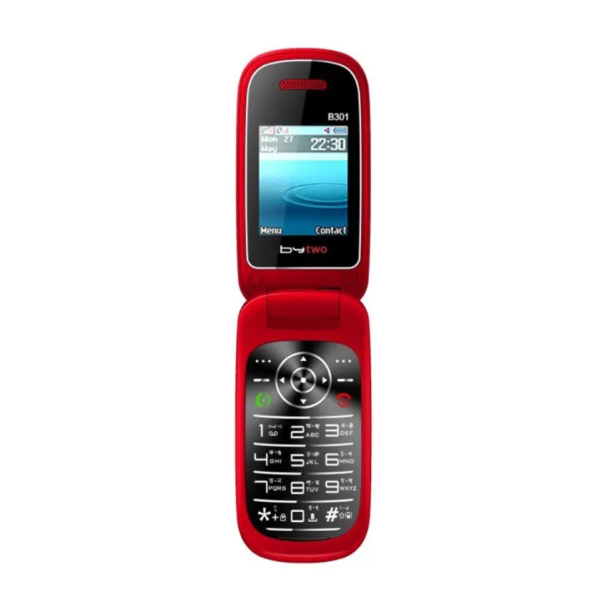 Bytwo 301 Folding Phone Dual Sim red