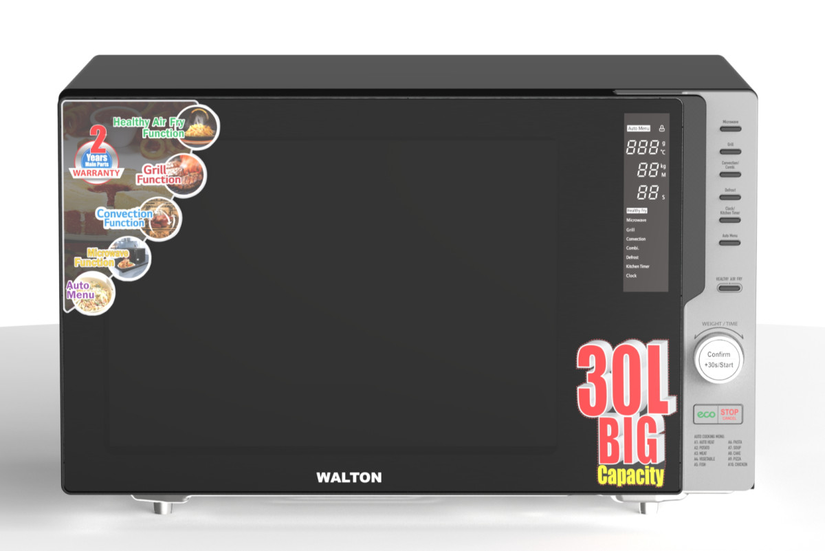 Walton Microwave Grill & Convection Oven 30L  WMWO-M30AS3