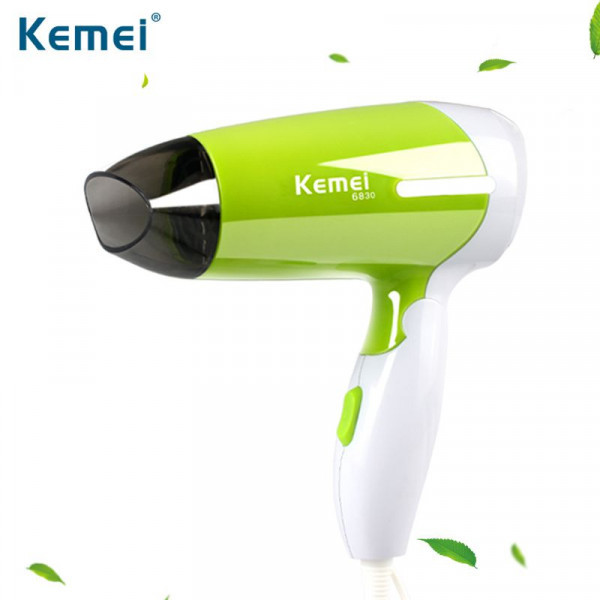 Electric Folding Compact Travel Hair Dryer Kemey KM-6830