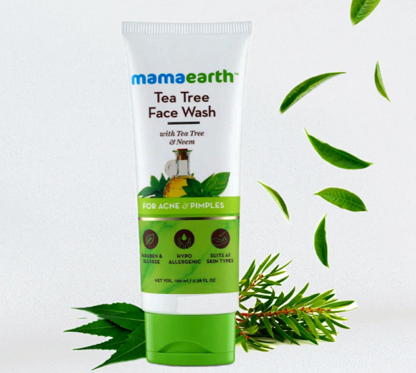 Mamaearth Tea Tree Natural Face wash For acne & Pimples  Wash