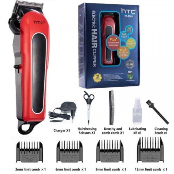 HTC CT-8089 original Hair Trimmer cordless Professional With the display hair clipper