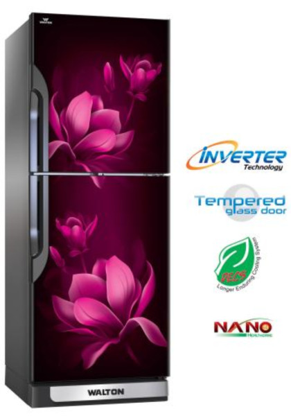 Walton Refrigerator 348 Ltr Glass Door - WFC-3D8-GDNE-XX (Inverter)