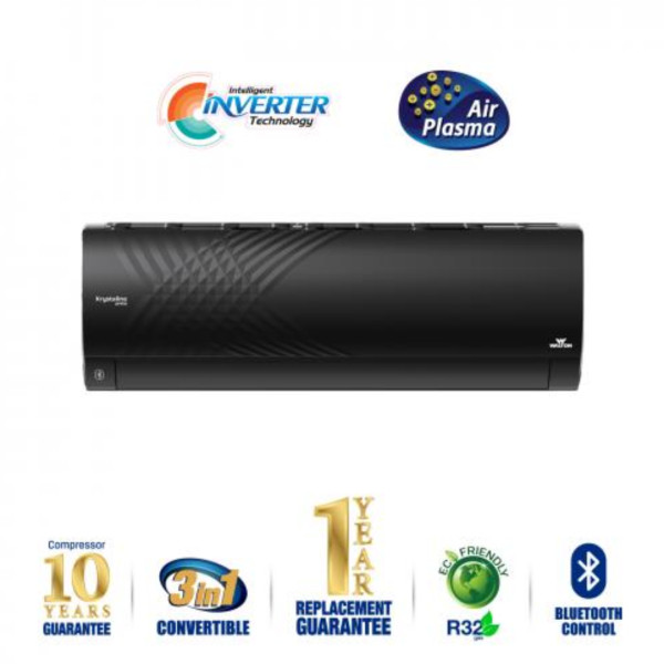 Walton 1.5 Ton Inverter Air Conditioner (WSI-KRYSTALINE PRETO-18F BLUETOOTH)