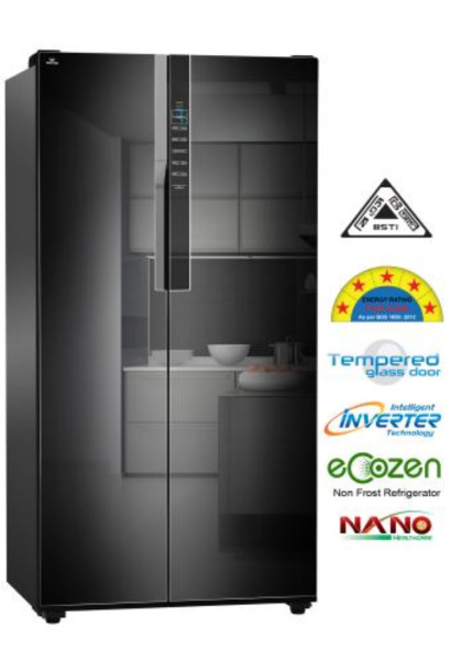 Walton Refrigerator 563 Ltr Double Door Non Frost WNI 5F3 GDEL DD