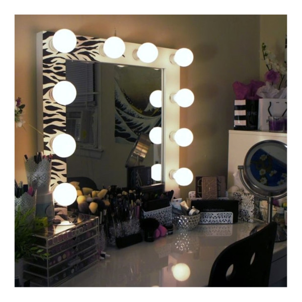 LED Mirror USB Lights Set - 10Pcs - White