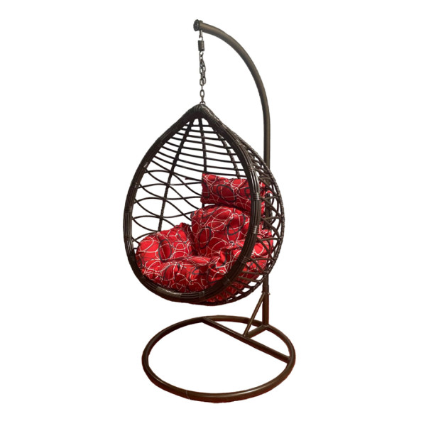 Iron Power Coated Fibre Wrapped Swing Chair