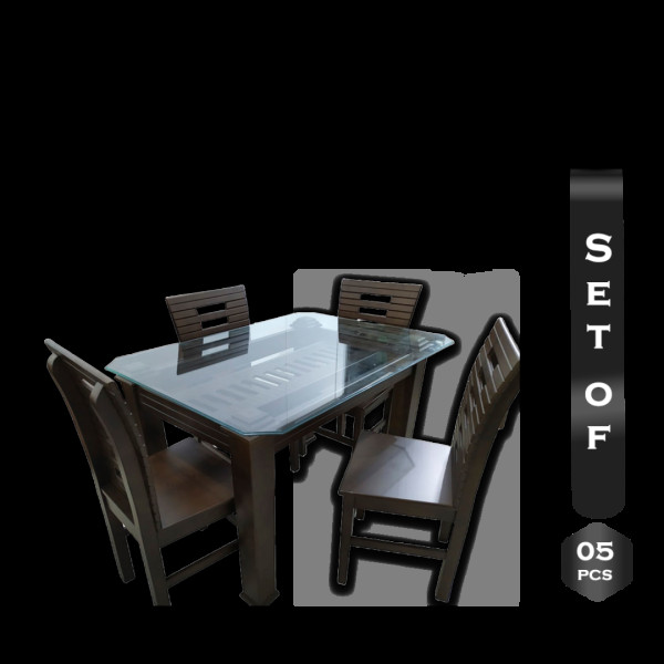 Set of 5 MDF Satar Model 4 Chair Dining Set - EF-Sater_4ch