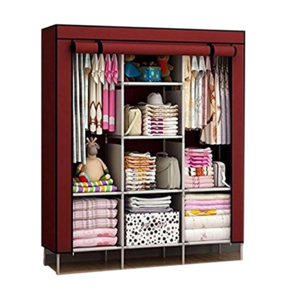 HCX Wardrobe Storage Organizer For Clothes Big Size - Multicolor