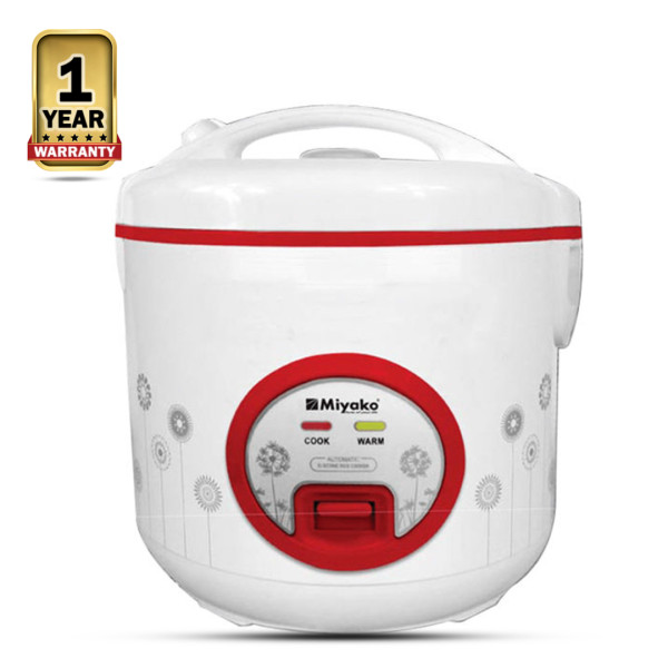 Miyako Electric Rice Cooker - 2.8 Litre - White