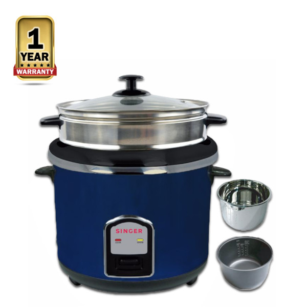 Singer SRCDB9918PRIME Rice Cooker - Blue - 1.8 Litre