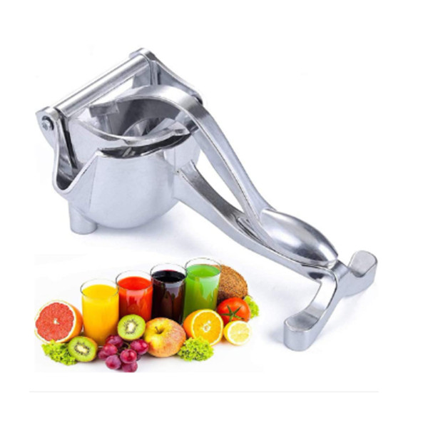 Aluminium Metal Manual Hand Press Juicer - Silver