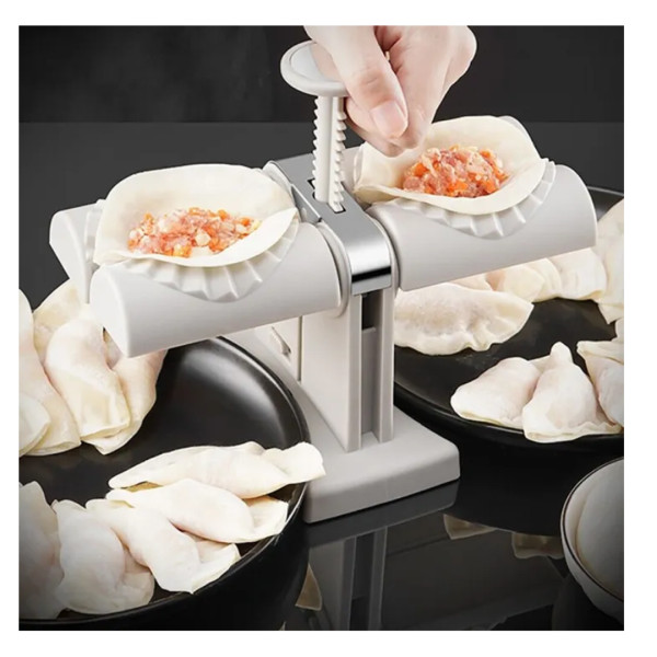 Automatic Plastic Dumpling (Pitha) Maker Machine - Cream