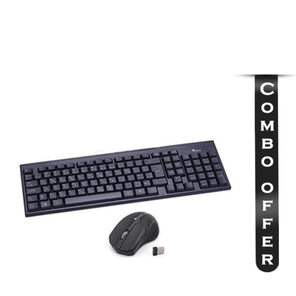 Combo of A.Tech Wireless Keyboard And Mouse