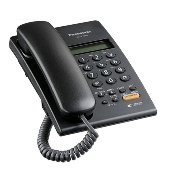 Panasonic KX-T7705SX Analogue Proprietary Corded Landline Telephone - Black