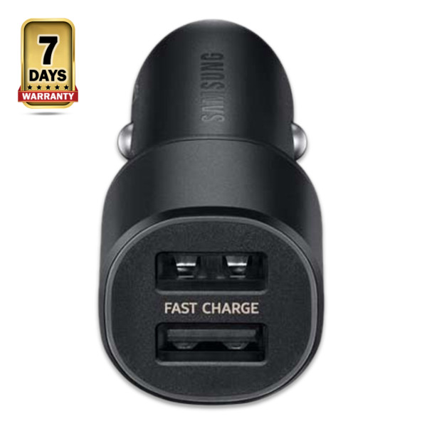 Samsung Dual Port Car Charger - 15W - Black