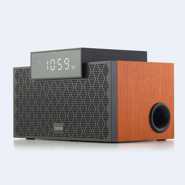 Edifier MP260 Portable Bluetooth Speaker with Alarm Clock-Brown