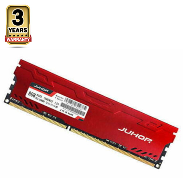 JUHOR DDR3 1600MHz Desktop RAM - 8GB